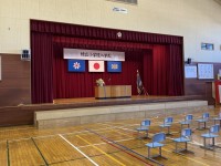 入学式の会場の様子