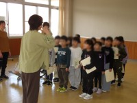 測定を待つ様子