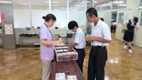 注文弁当の配膳の様子