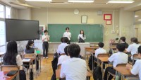朝学活での選挙活動