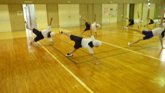 運動会の練習