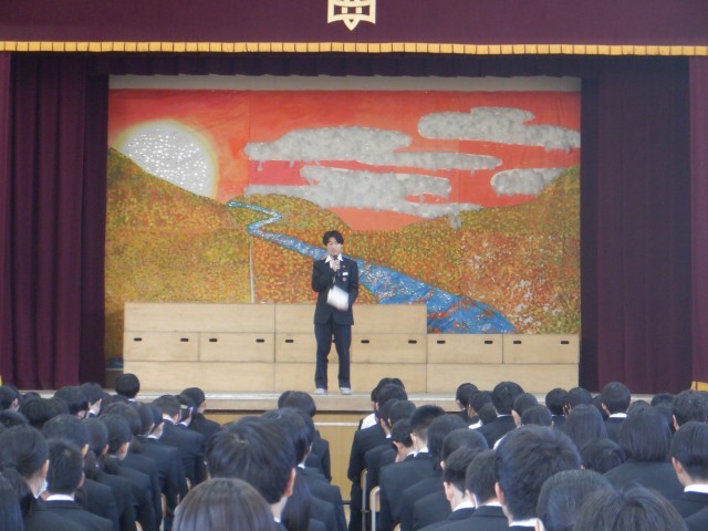 実行委員長の話し