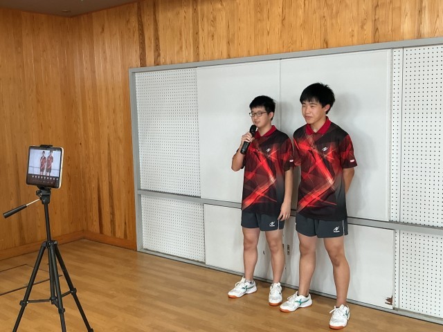 男子卓球部