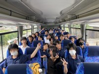 B組の車内です！