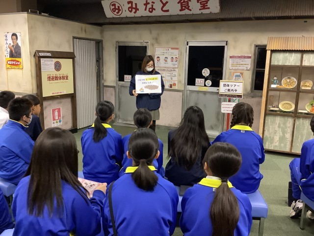 煙避難体験をしました