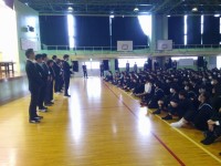 「着任式の様子」