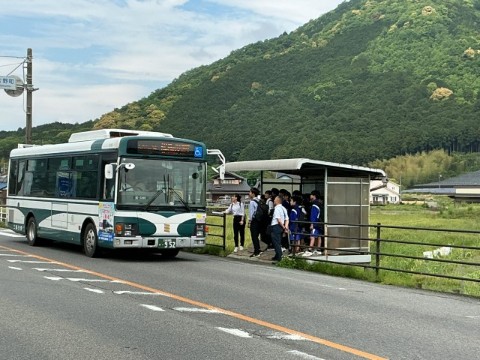 バスで松阪駅へ