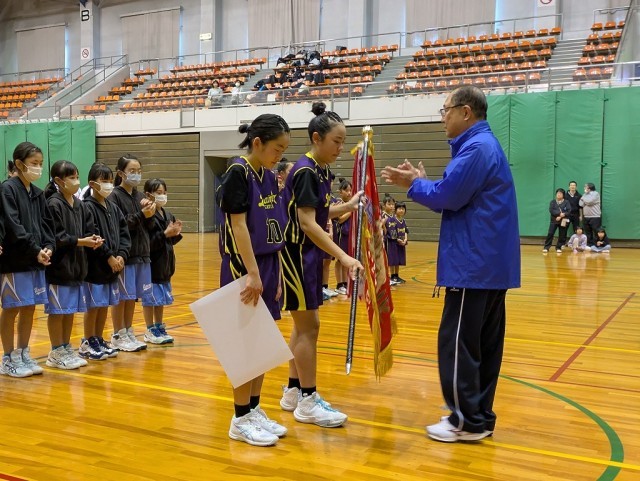 ポートボールの部表彰式Ａ