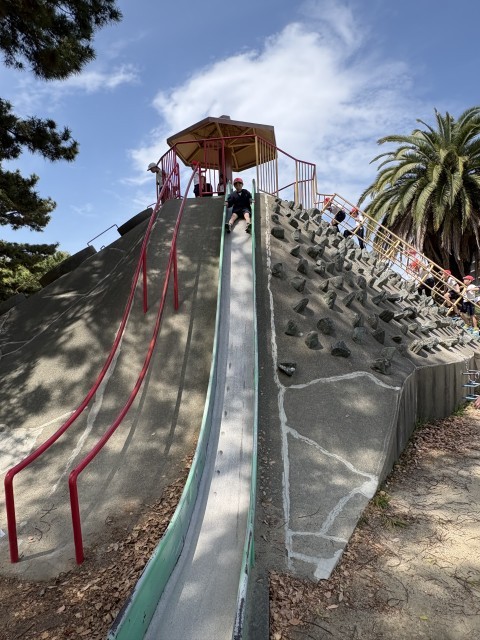 岡公園のすべりだい