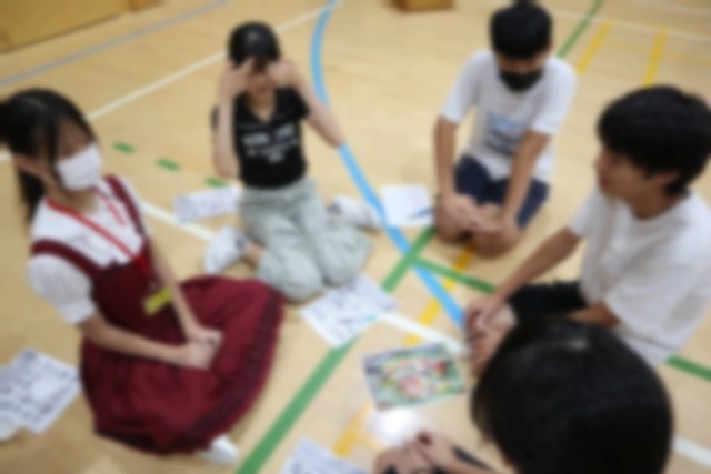 歓迎会　パズルで見つけろ活動班